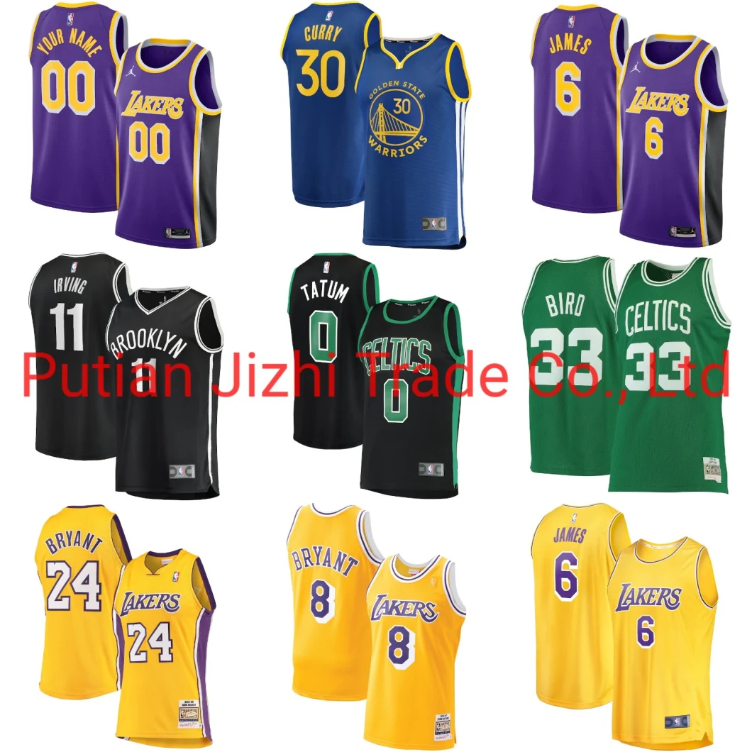 Wholesale Cheap Hardwood Classics Chicago Bulls La Lakers Bucks Swingman Basketball Jerseys