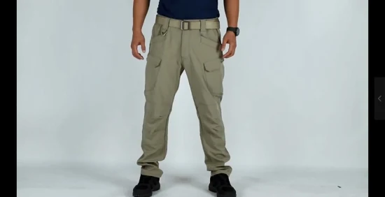 Pantalones de carga tácticos impermeables multifuncionales Trabajo Senderismo Entrenamiento Acu Uniforme Pantalones Monos al aire libre