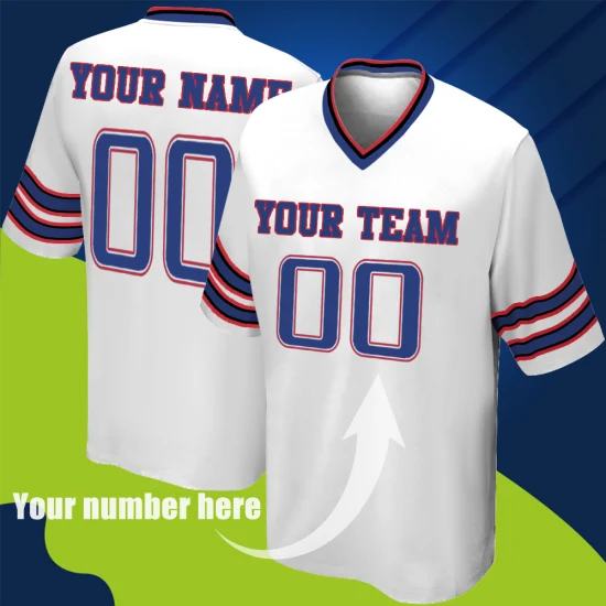Camiseta de manga corta con logotipo de equipo de Jersey de ropa de equipo de impresión personalizada para hombres y mujeres
