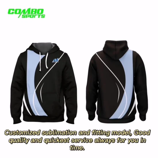 Combo sublimado ropa deportiva sudaderas con capucha personalizadas hombres sudadera